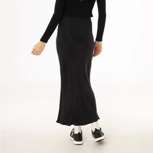 Dress Blank Black Slip Maxi Skirt large